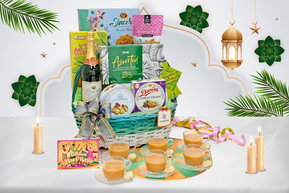 Humming Flowers & Gifts Hari Raya Gourmet Prime Gift Hamper (M24-225)